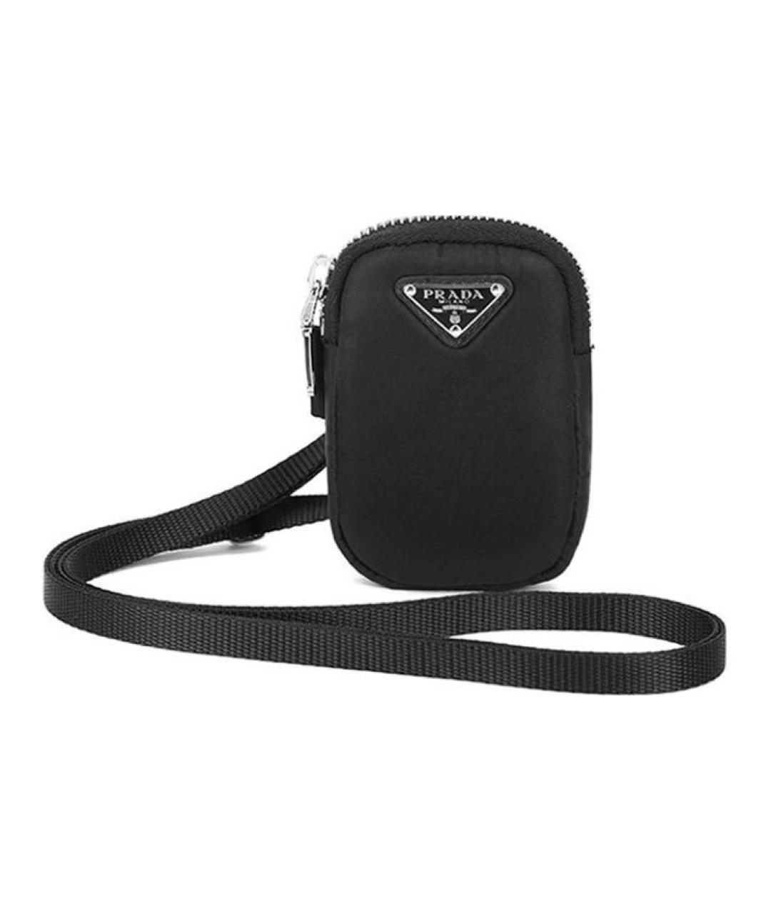 PRADA Черная тканевая сумка через плечо, фото 7