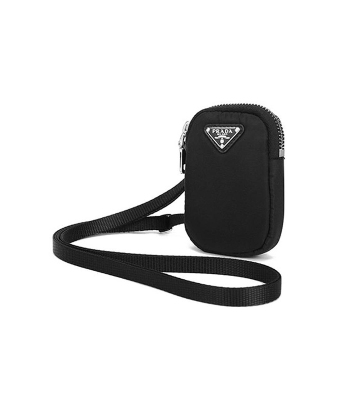 PRADA Черная тканевая сумка через плечо, фото 2