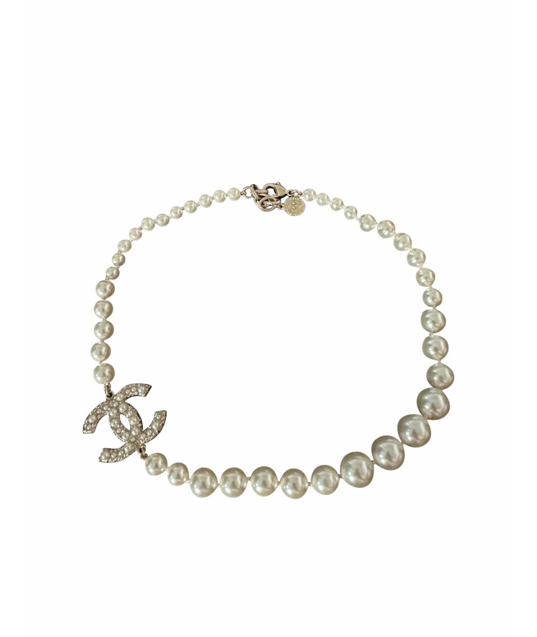 CHANEL Золотое жемчужное колье, фото 1