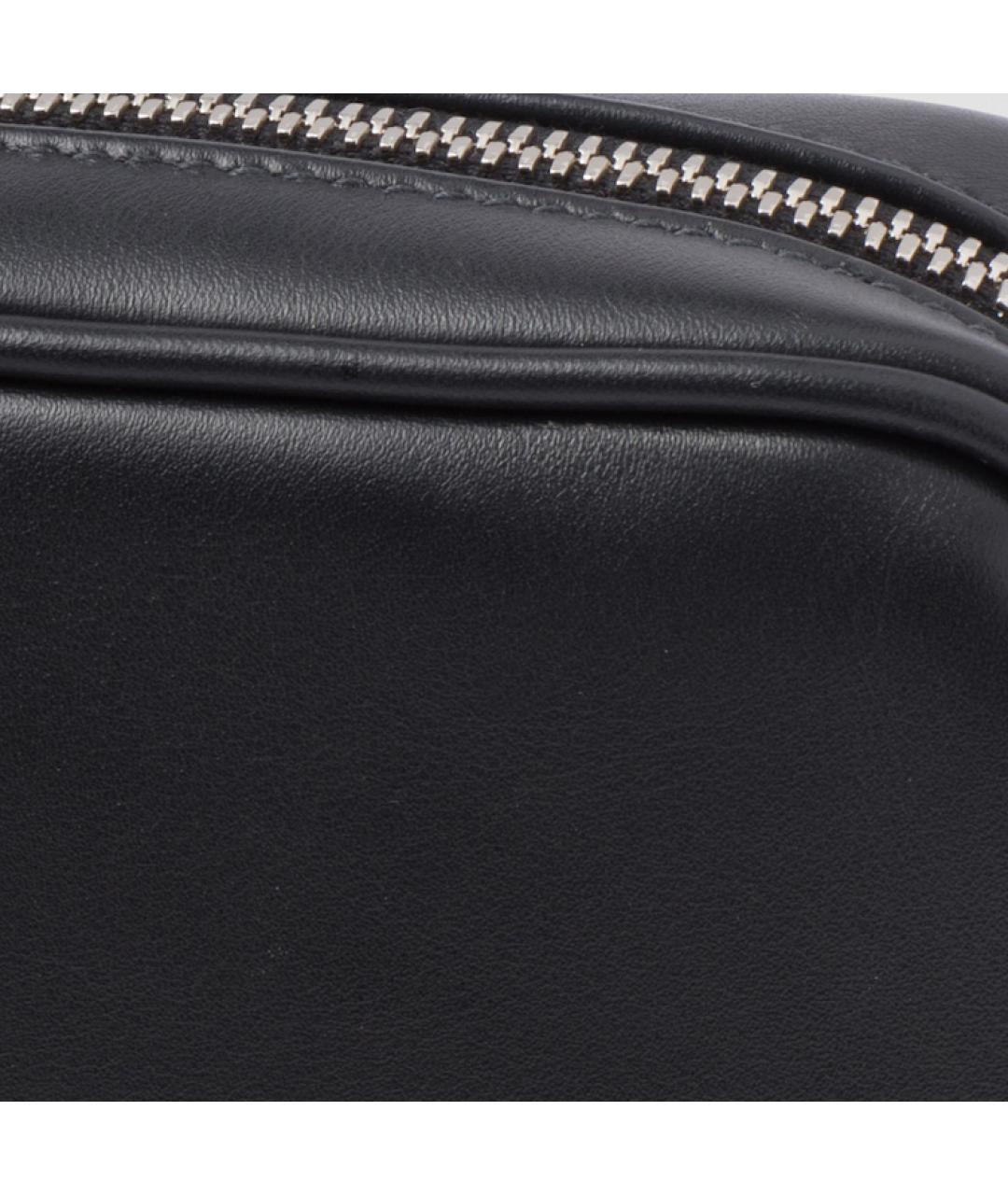 PRADA Черная кожаная сумка на плечо, фото 6