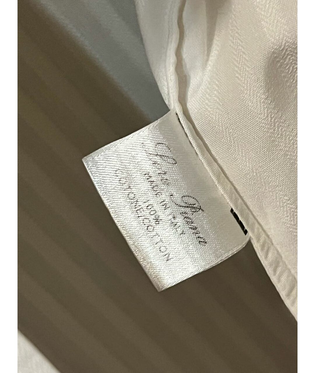 LORO PIANA Антрацитовая хлопко-эластановая рубашка, фото 8
