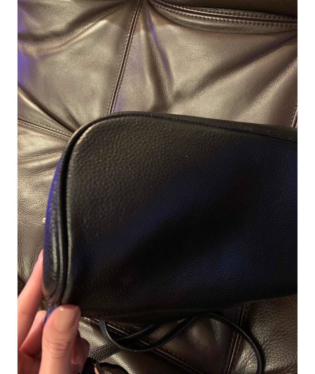 MICHAEL KORS Черный кожаный рюкзак, фото 6