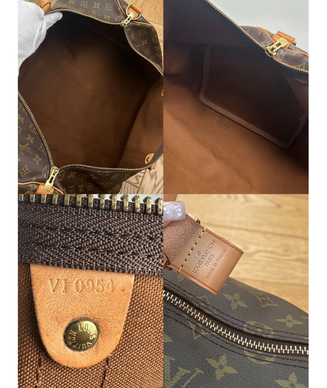 LOUIS VUITTON Коричневая дорожная/спортивная сумка, фото 4