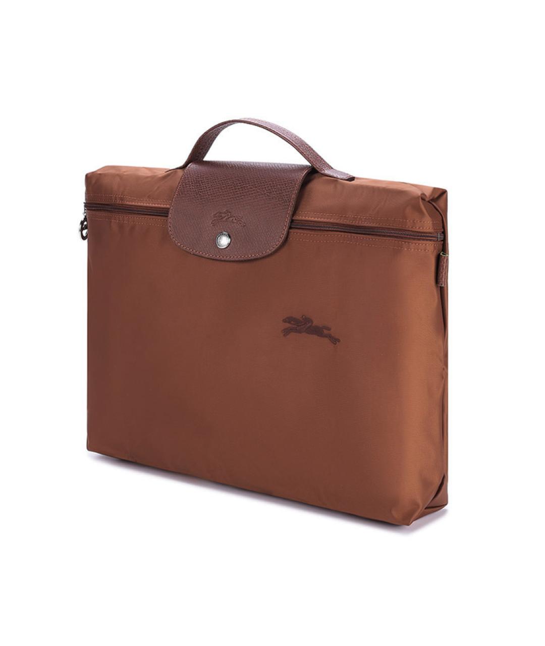 LONGCHAMP Коричневый портфель, фото 2