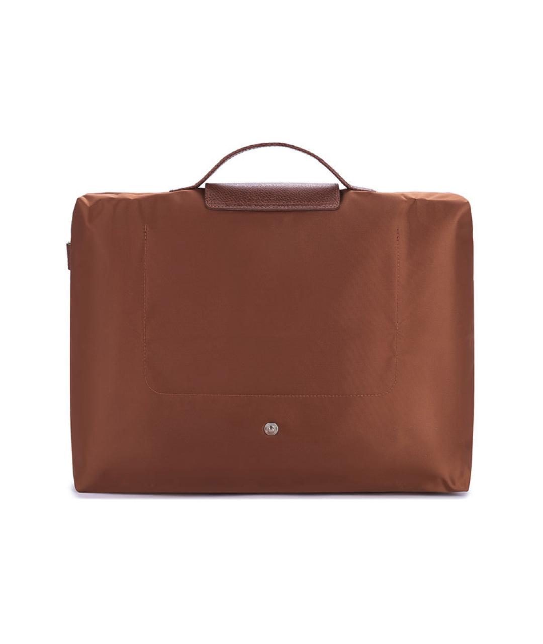LONGCHAMP Коричневый портфель, фото 4