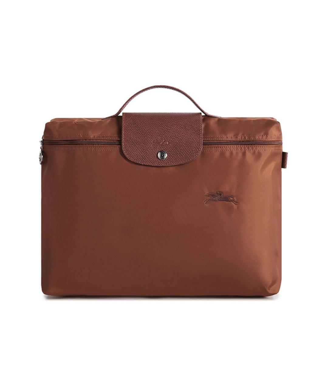 LONGCHAMP Коричневый портфель, фото 1