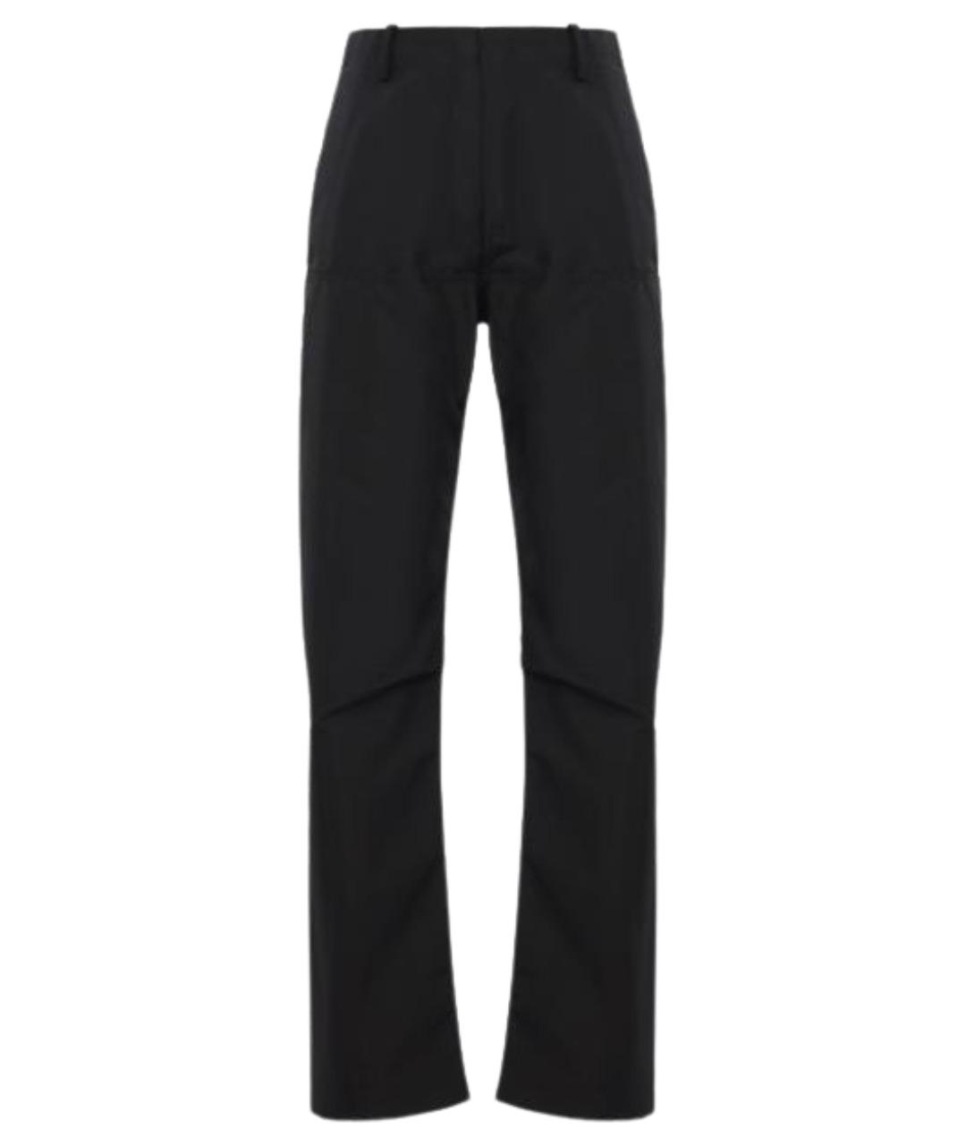 YEEZY Черные прямые брюки, фото 1