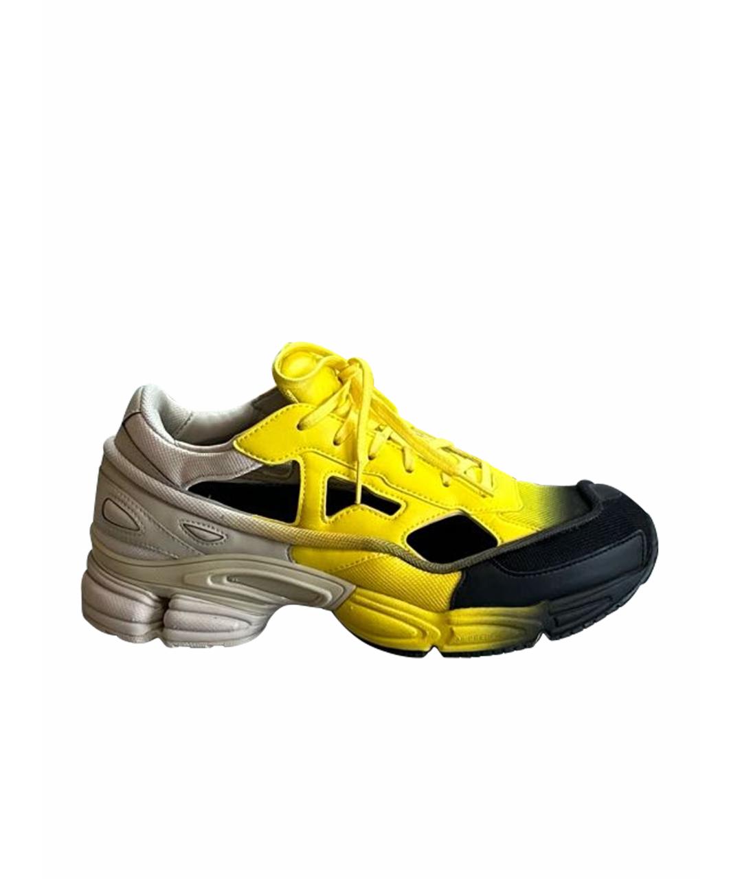 ADIDAS X RAF SIMONS Черные низкие кроссовки / кеды, фото 1