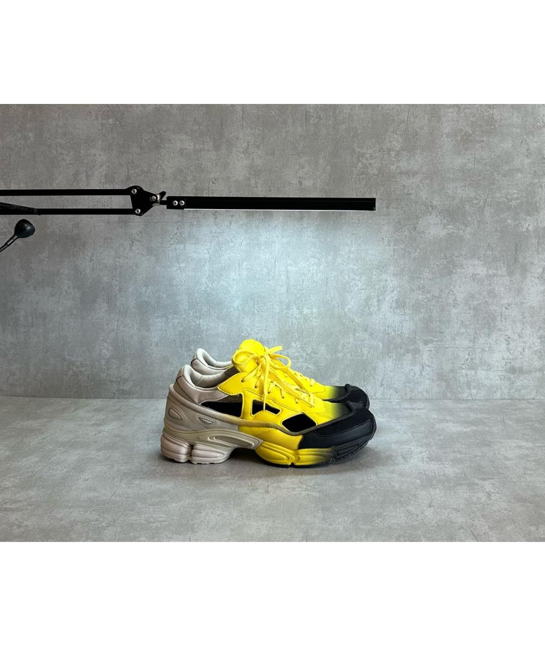 ADIDAS X RAF SIMONS Черные низкие кроссовки / кеды, фото 6