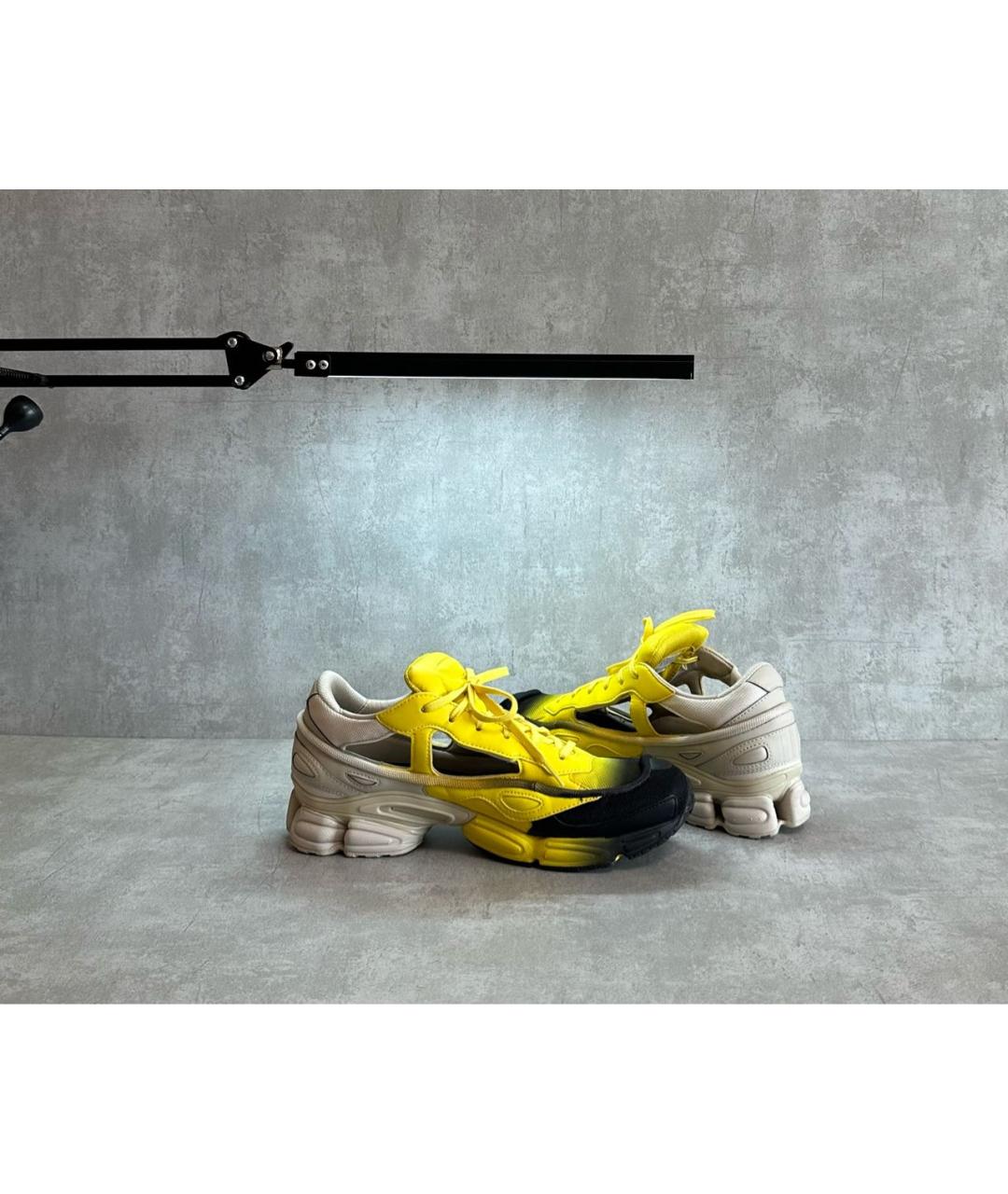 ADIDAS X RAF SIMONS Черные низкие кроссовки / кеды, фото 3