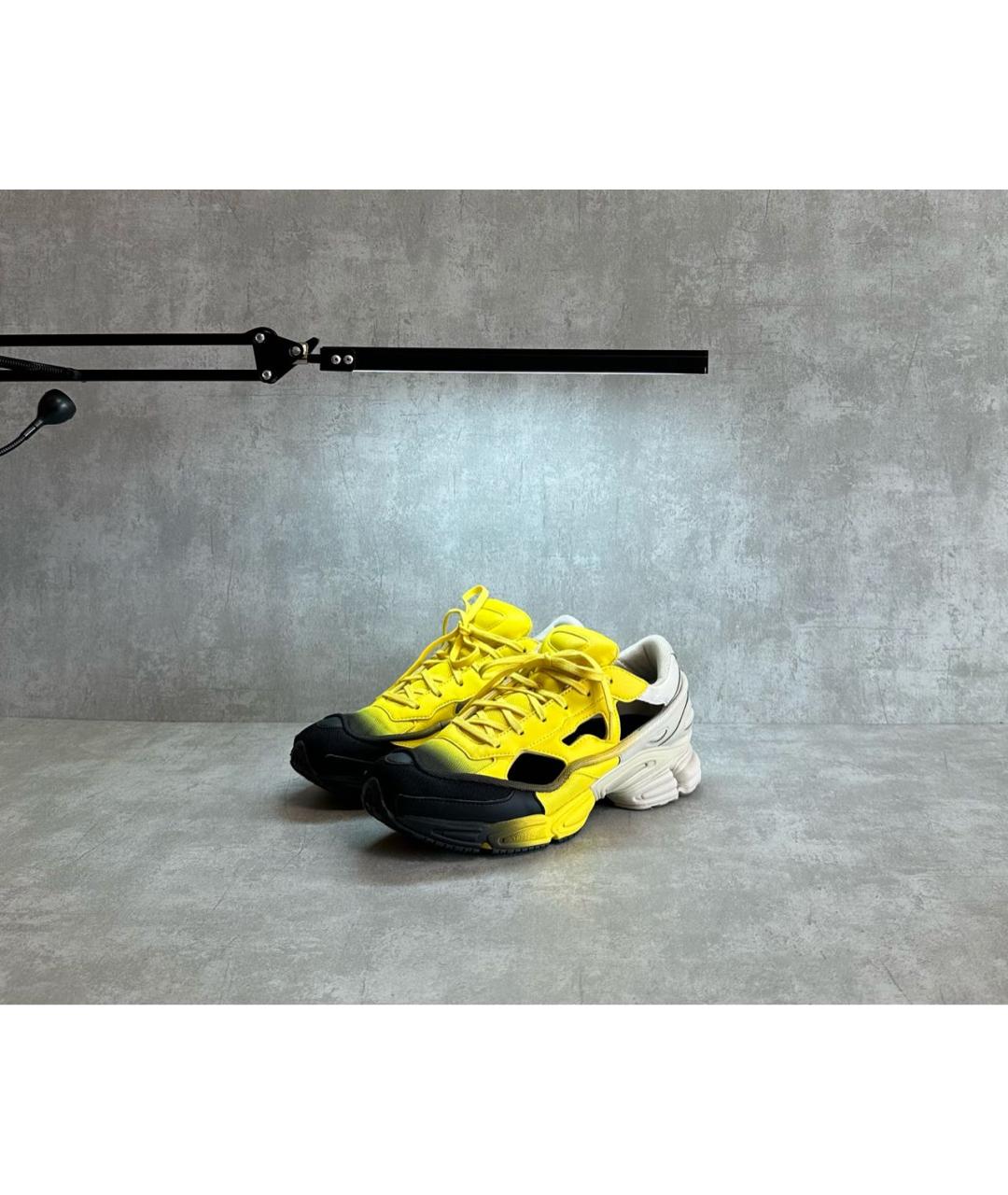 ADIDAS X RAF SIMONS Черные низкие кроссовки / кеды, фото 2