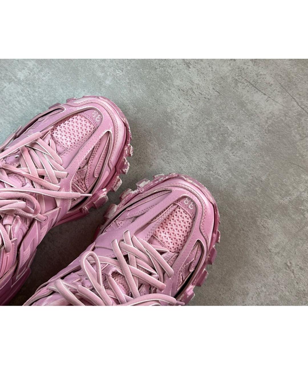 BALENCIAGA Розовые кроссовки, фото 5