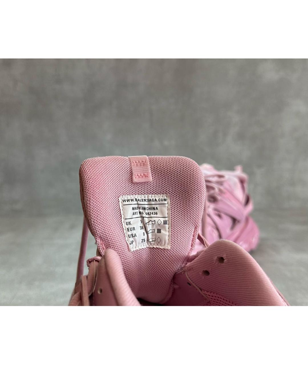 BALENCIAGA Розовые низкие кроссовки / кеды, фото 6