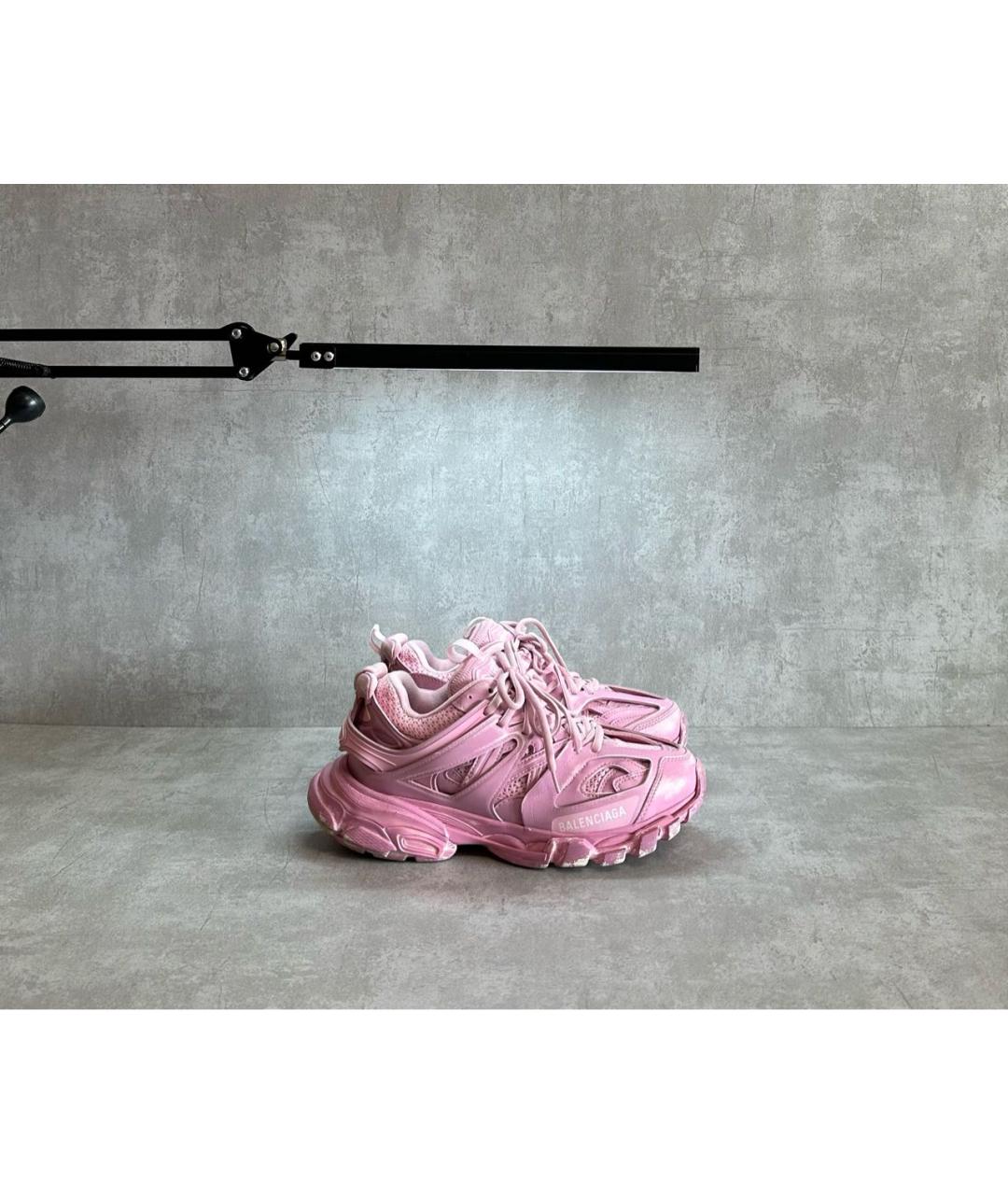 BALENCIAGA Розовые низкие кроссовки / кеды, фото 7