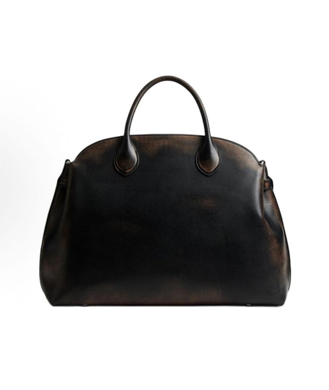 COACH Коричневая кожаная дорожная/спортивная сумка, фото 3