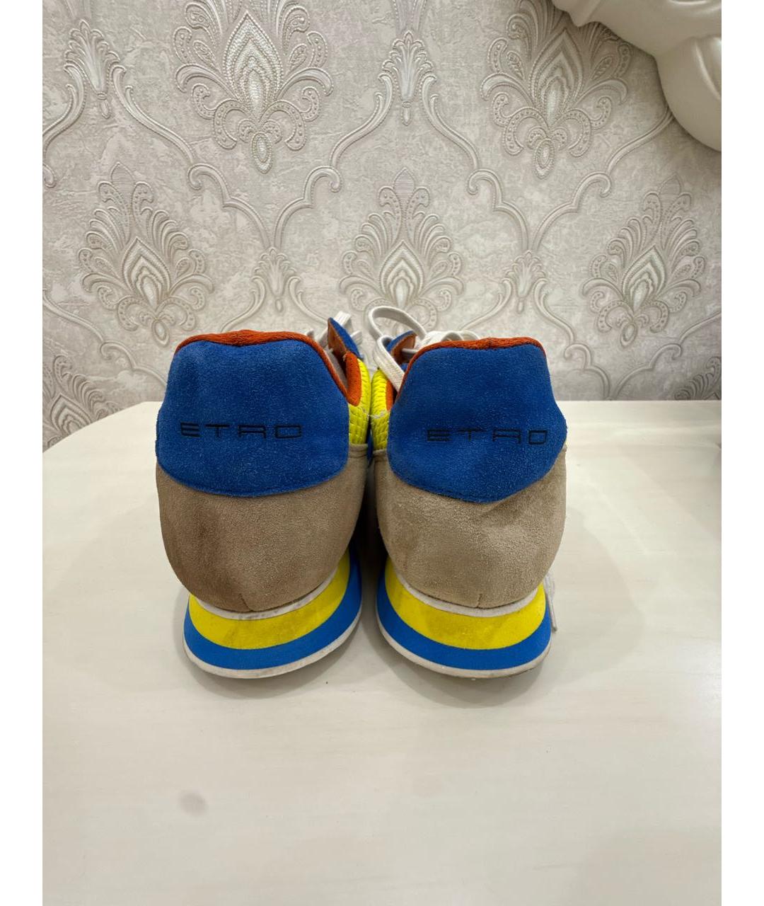 ETRO Синие кроссовки, фото 4