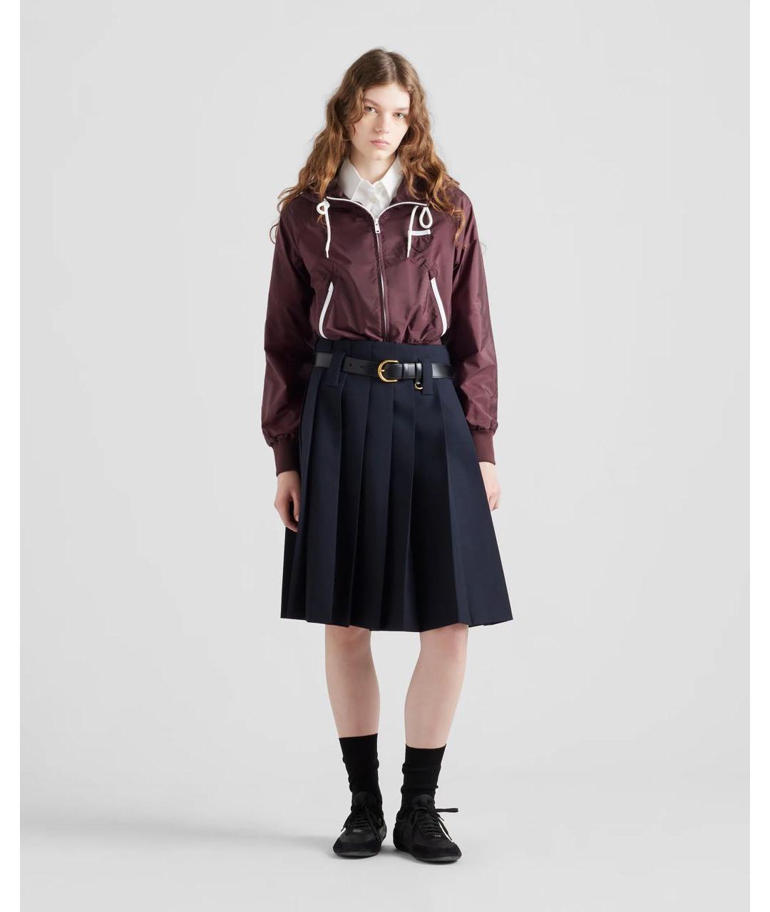 PRADA Бордовая куртка, фото 2