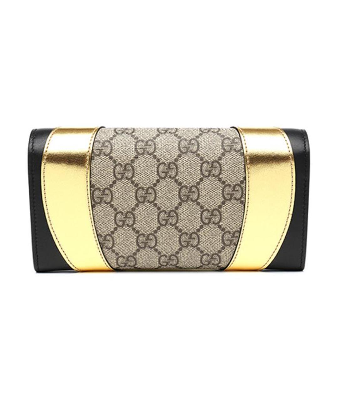 GUCCI Черный кожаный кошелек, фото 2