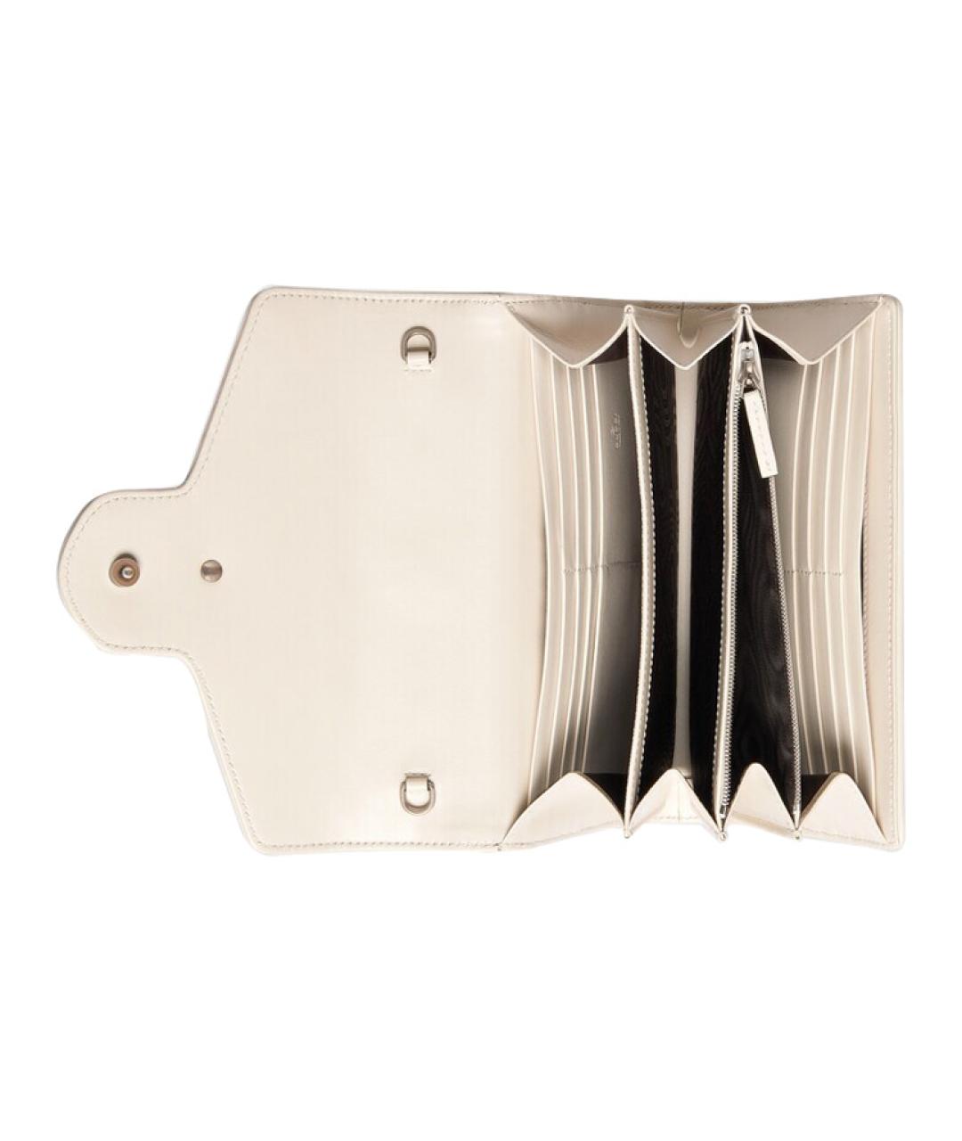 GUCCI Белая кожаная сумка через плечо, фото 4