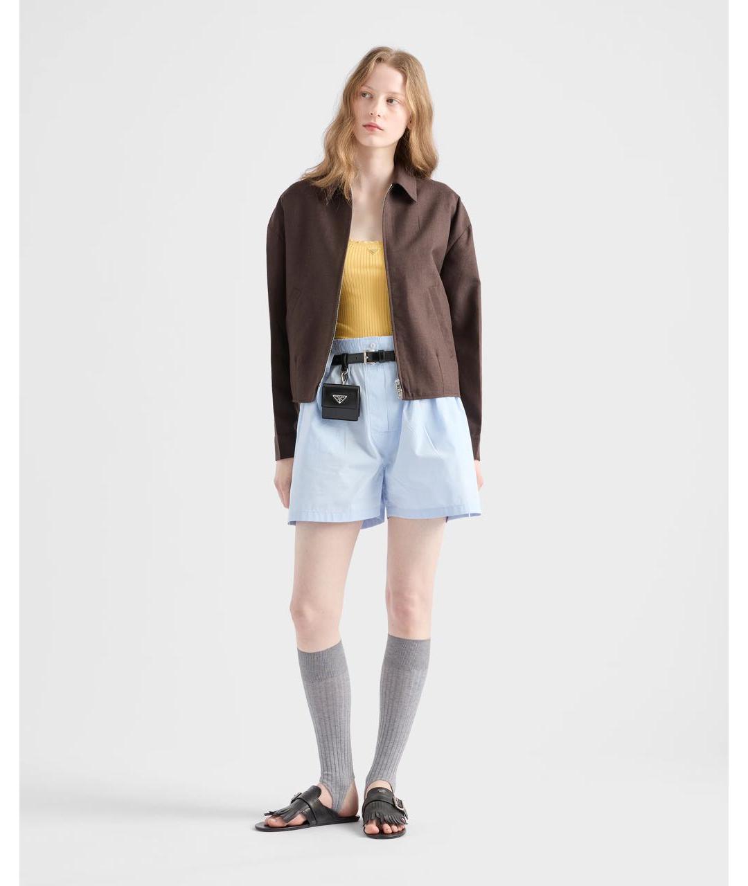 PRADA Коричневая куртка, фото 2