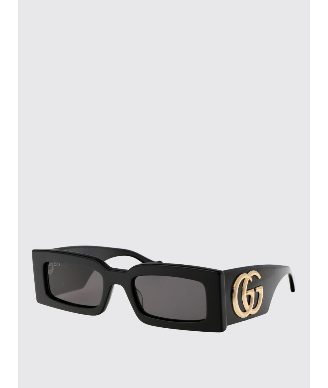 GUCCI Черные пластиковые солнцезащитные очки, фото 5