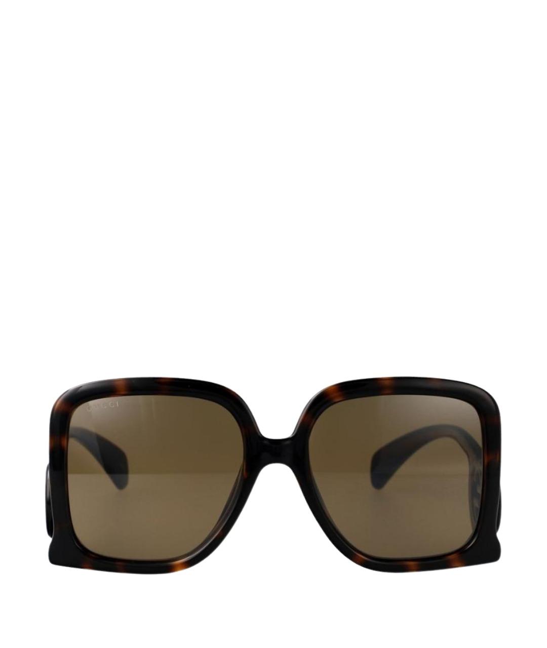 GUCCI Коричневые солнцезащитные очки, фото 2