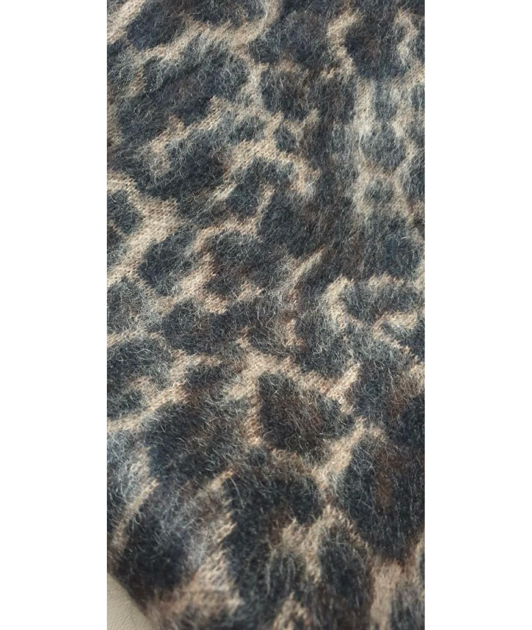 GOLDEN GOOSE DELUXE BRAND Коричневый шерстяной джемпер / свитер, фото 3