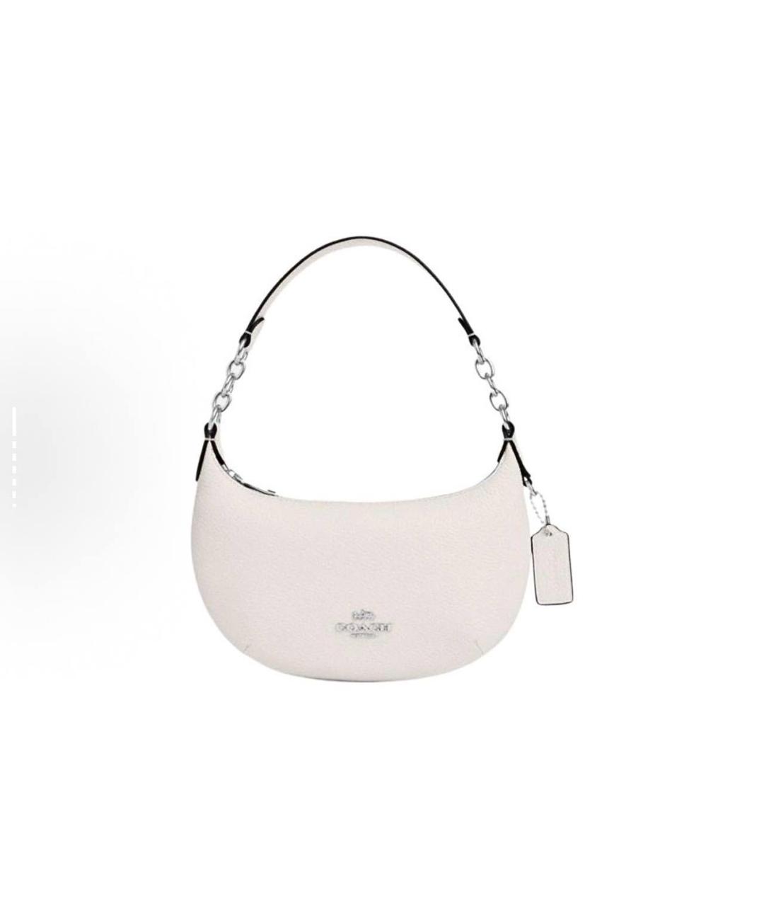 COACH Белая сумка с короткими ручками, фото 1