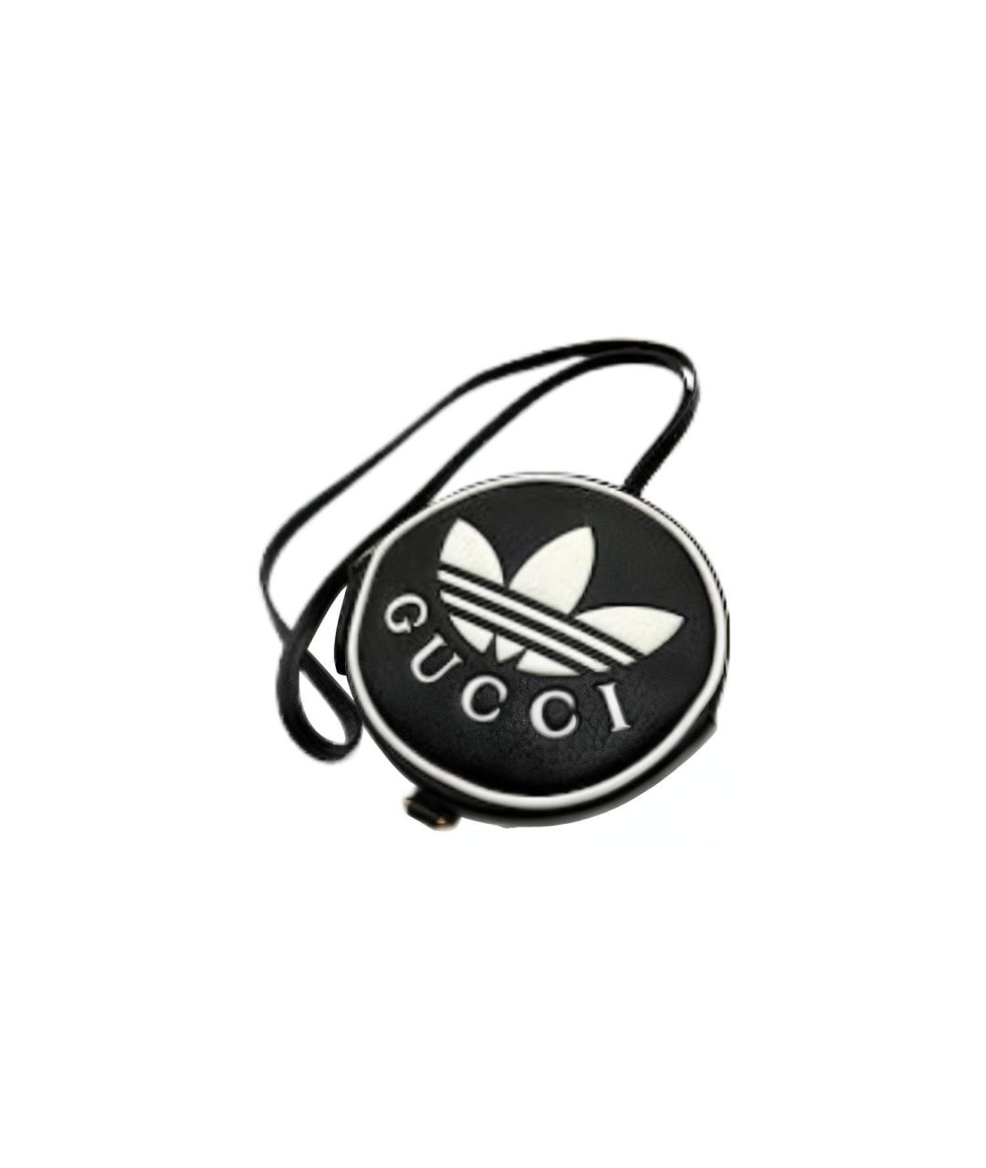 GUCCI Черный кожаный кошелек, фото 3