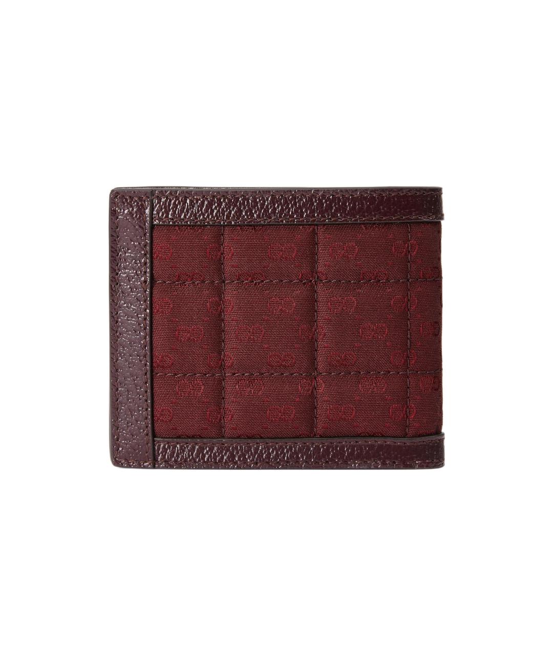 GUCCI Бордовый кошелек, фото 3