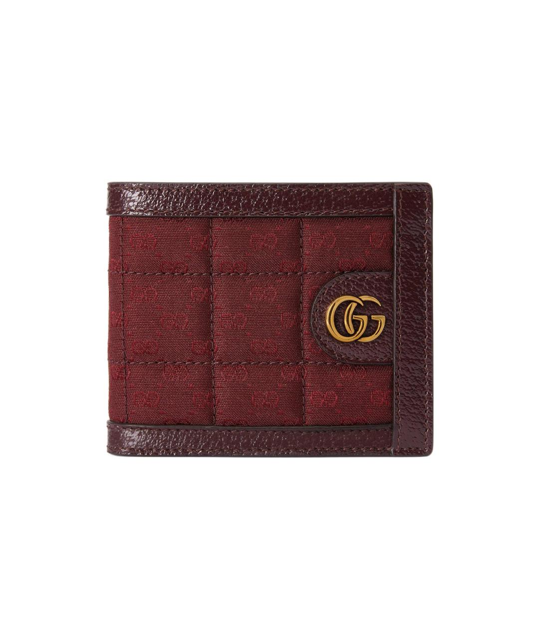 GUCCI Бордовый кошелек, фото 1