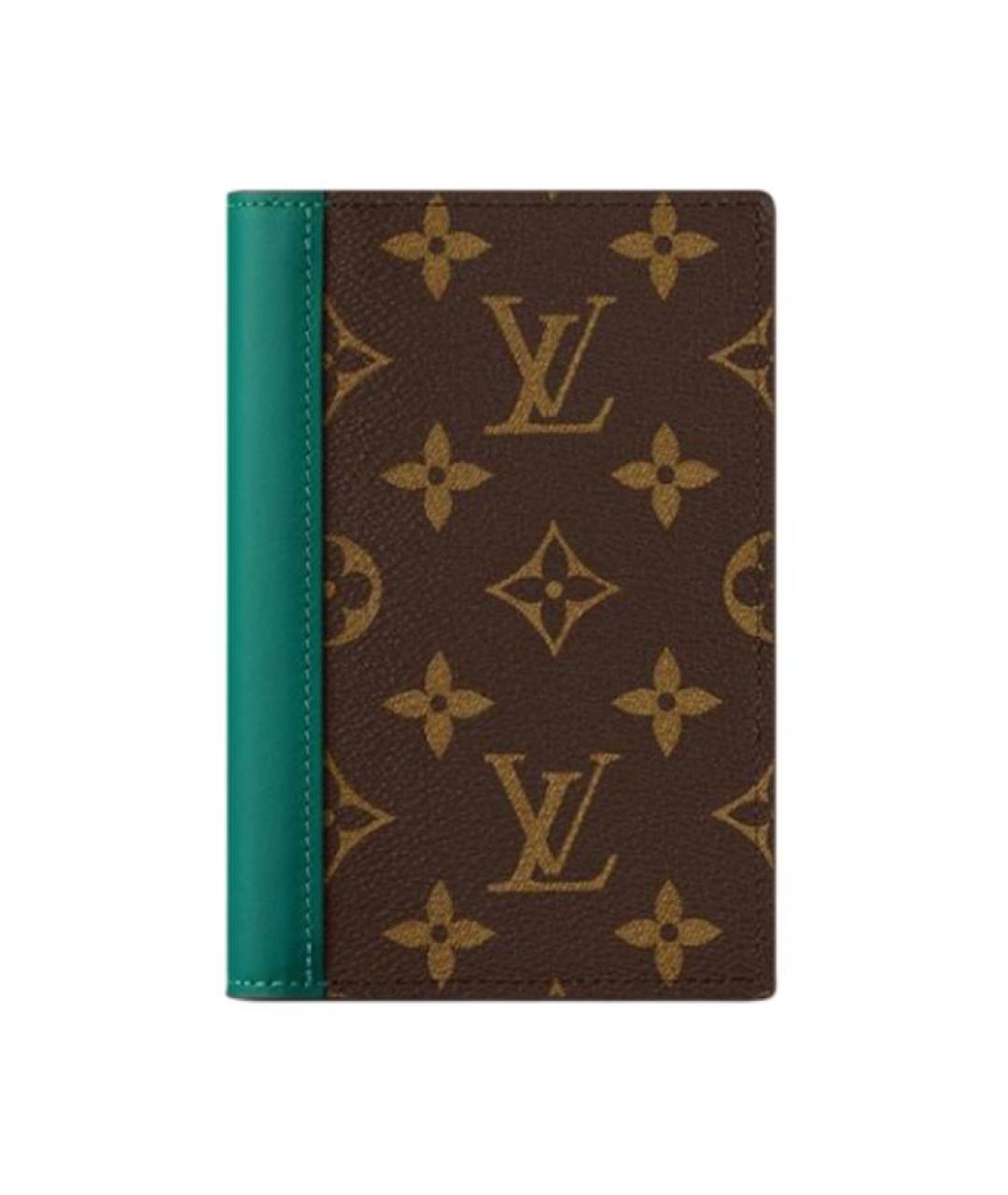 LOUIS VUITTON Коричневый кардхолдер, фото 1