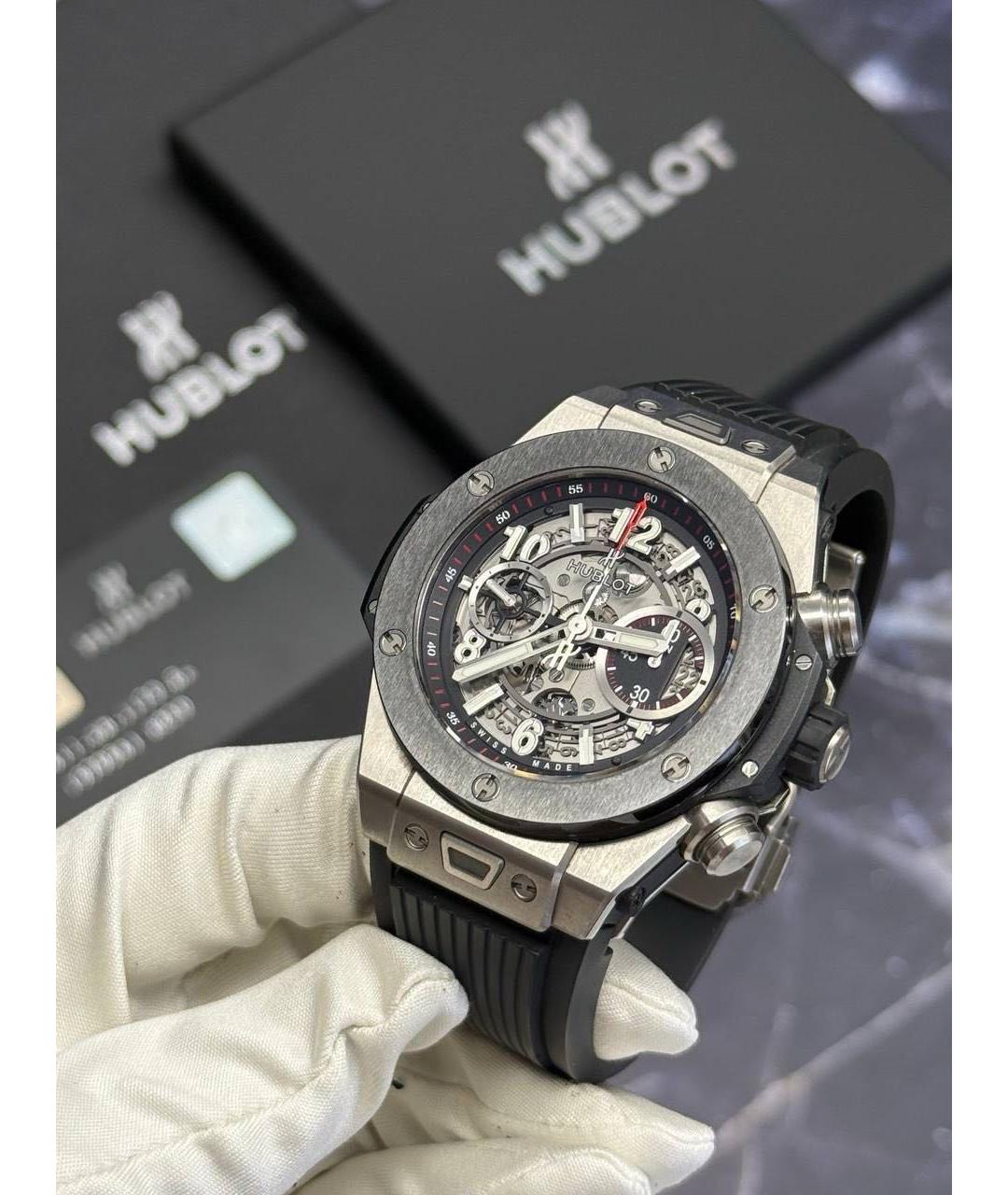 HUBLOT Черные часы, фото 7