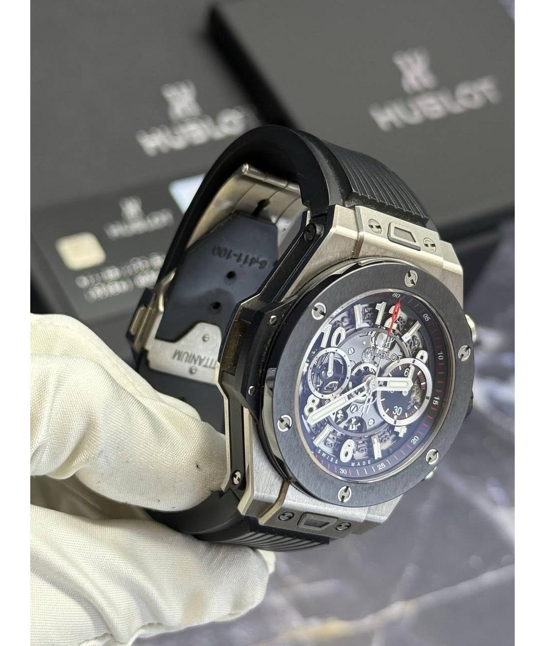HUBLOT Черные часы, фото 8