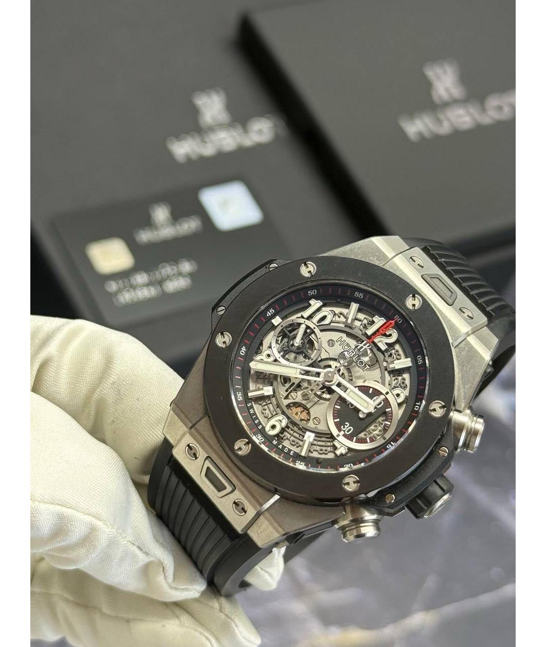 HUBLOT Черные часы, фото 4