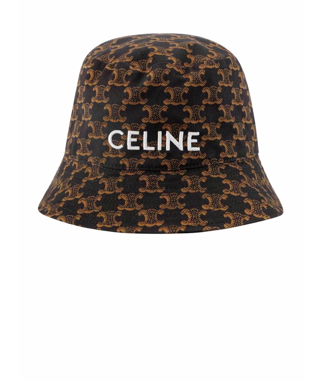 CELINE Коричневая панама, фото 1