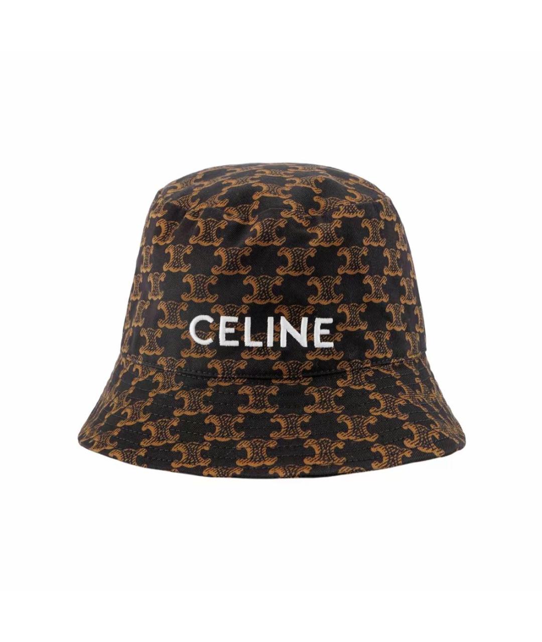 CELINE Коричневая панама, фото 5
