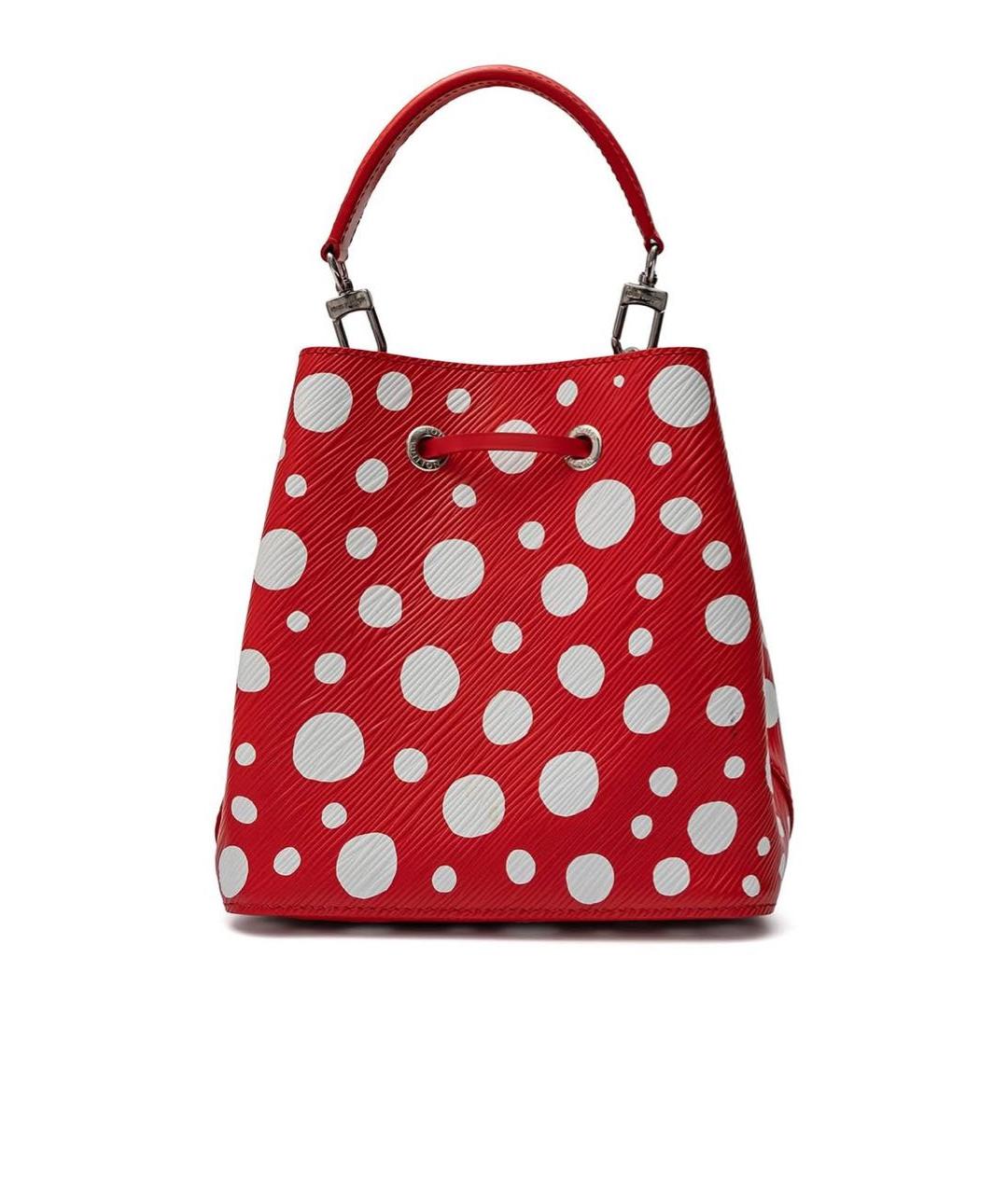 LOUIS VUITTON Красная кожаная сумка через плечо, фото 4