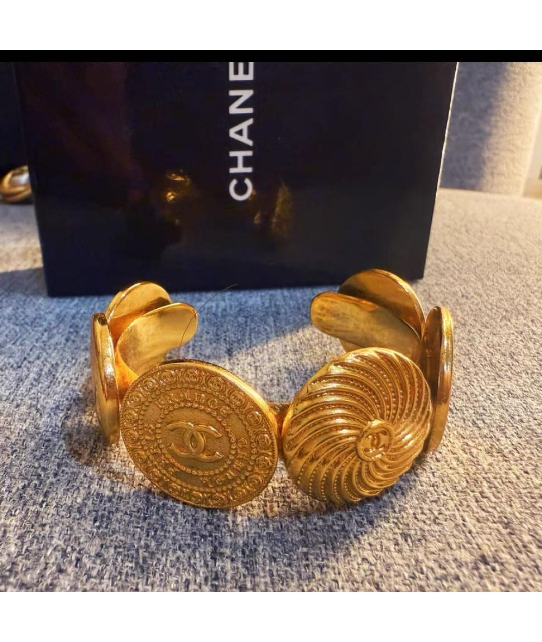 CHANEL Золотой браслет, фото 3