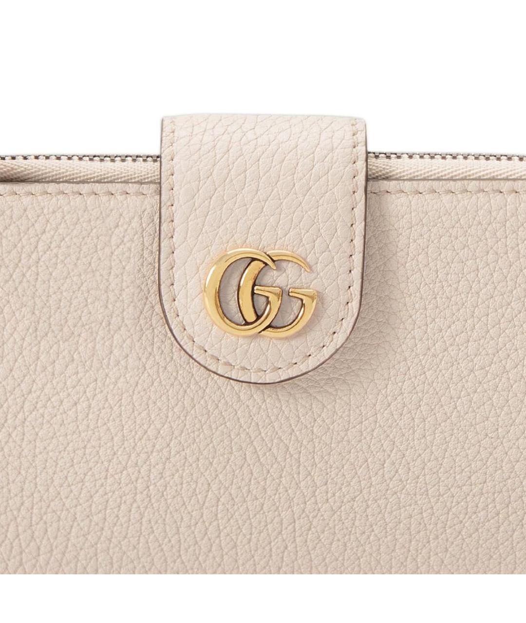 GUCCI Розовый кожаный кошелек, фото 6
