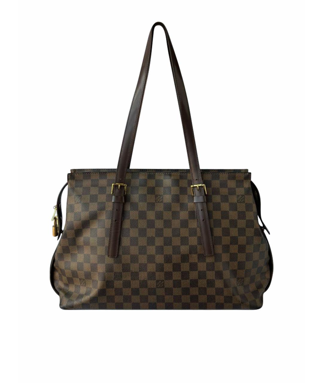 LOUIS VUITTON Коричневая сумка через плечо, фото 1