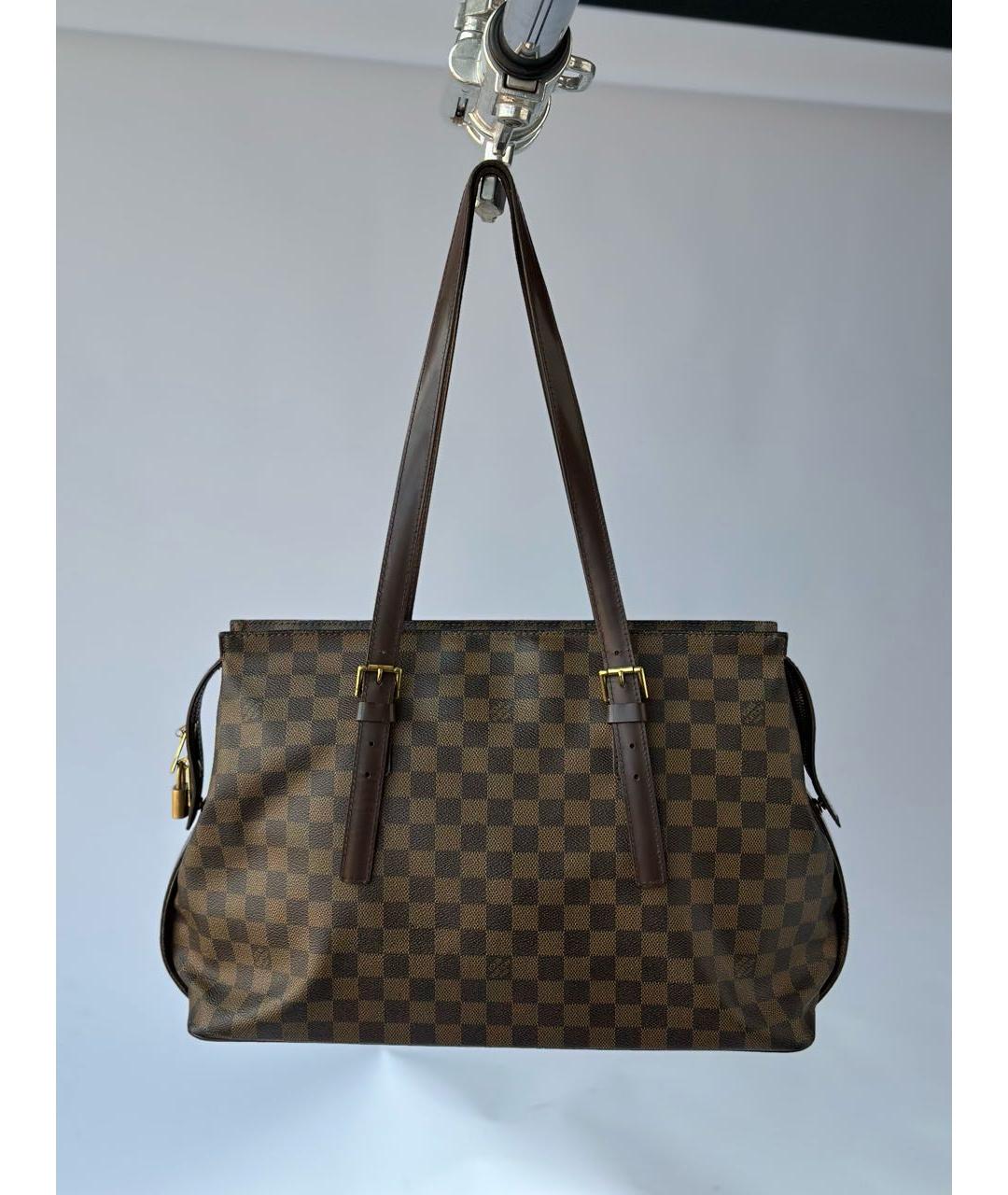 LOUIS VUITTON Коричневая сумка через плечо, фото 9