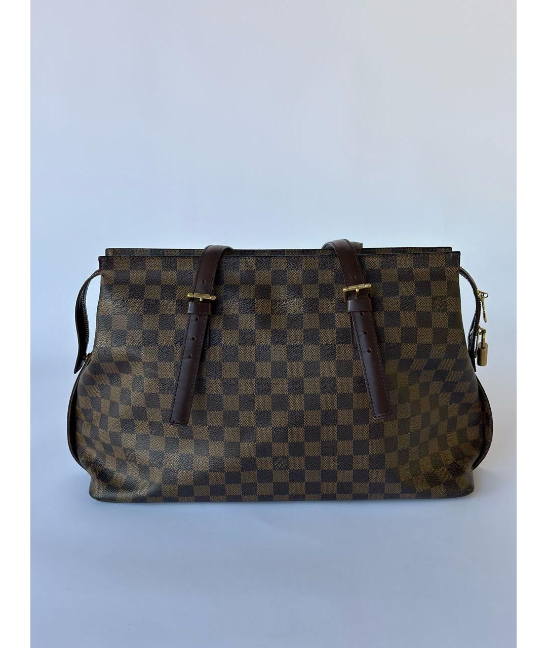 LOUIS VUITTON Коричневая сумка через плечо, фото 7