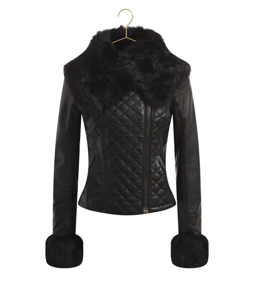PHILIPP PLEIN Черная кожаная куртка, фото 5