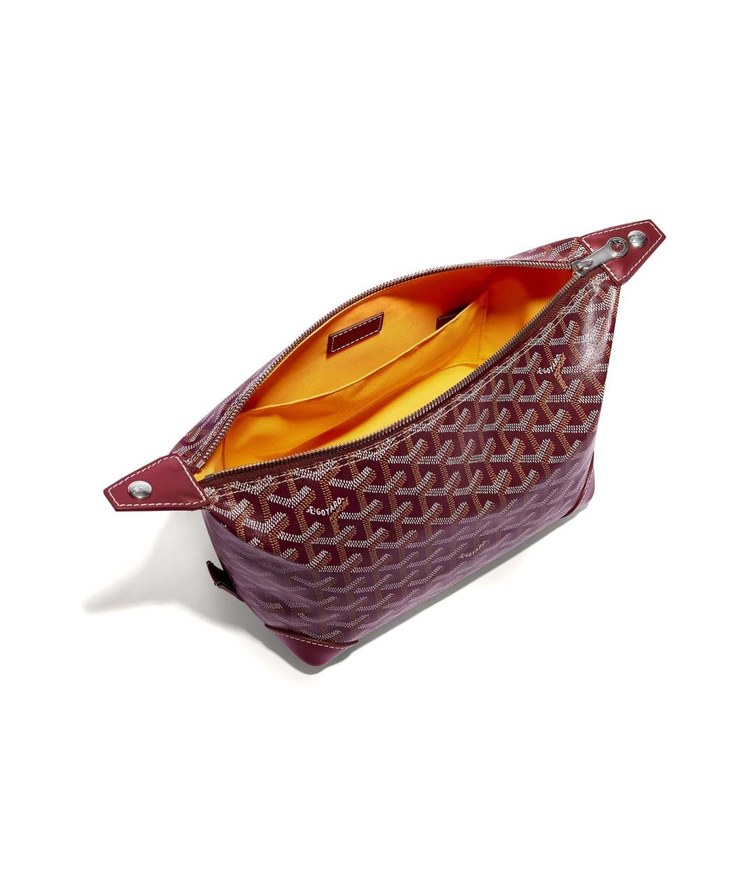 GOYARD Коричневая косметичка, фото 3