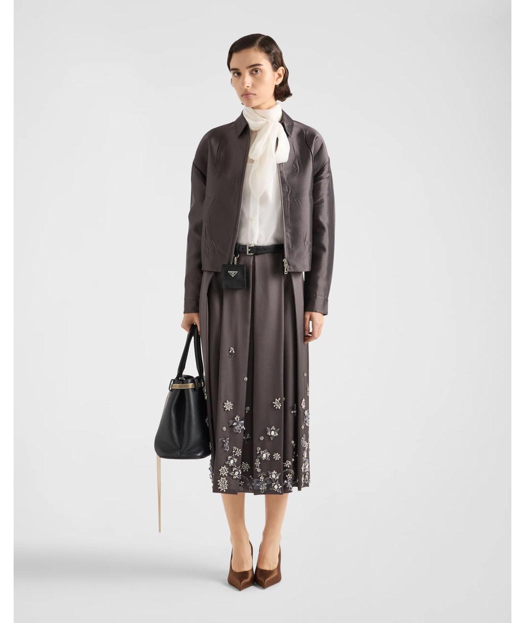 PRADA Серая куртка, фото 2