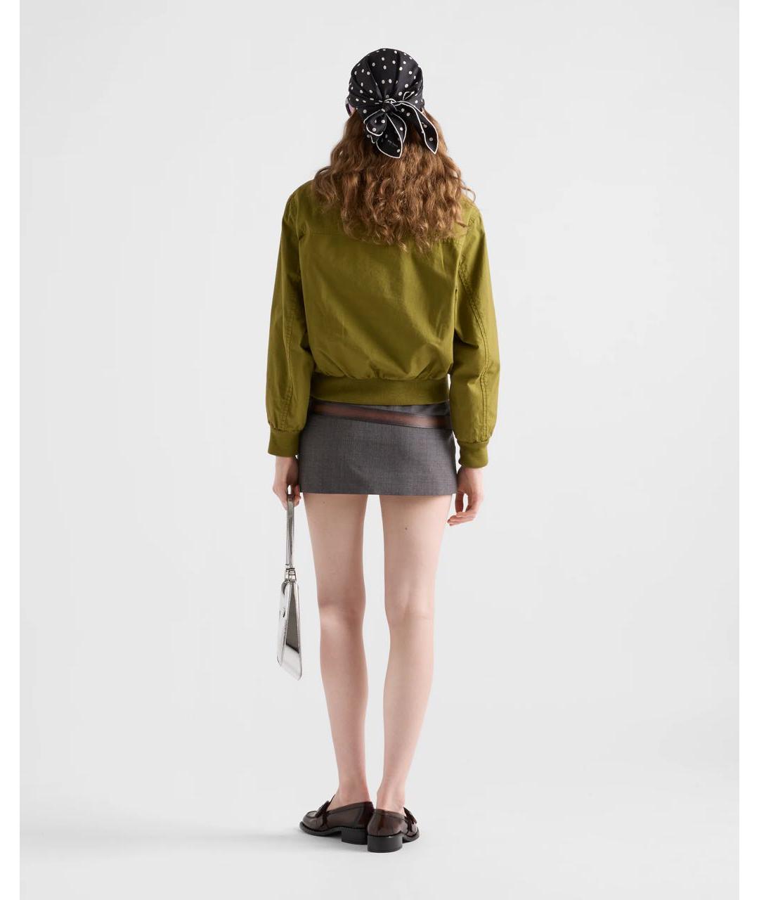 PRADA Хаки куртка, фото 5