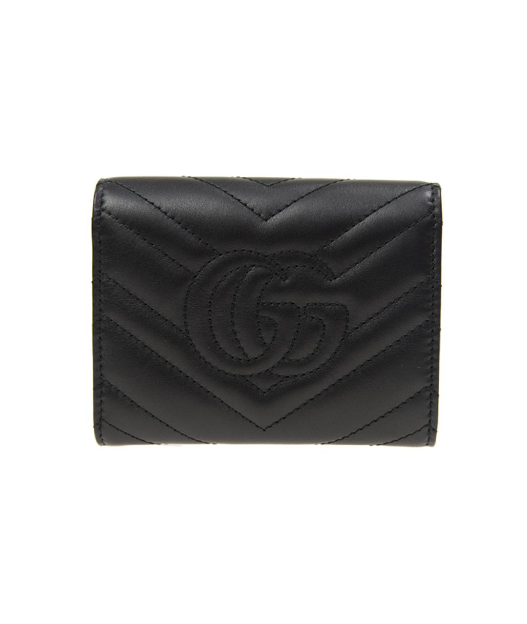 GUCCI Черный кожаный кошелек, фото 3