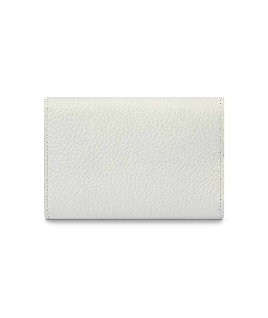 LOUIS VUITTON Белый кожаный кошелек, фото 3