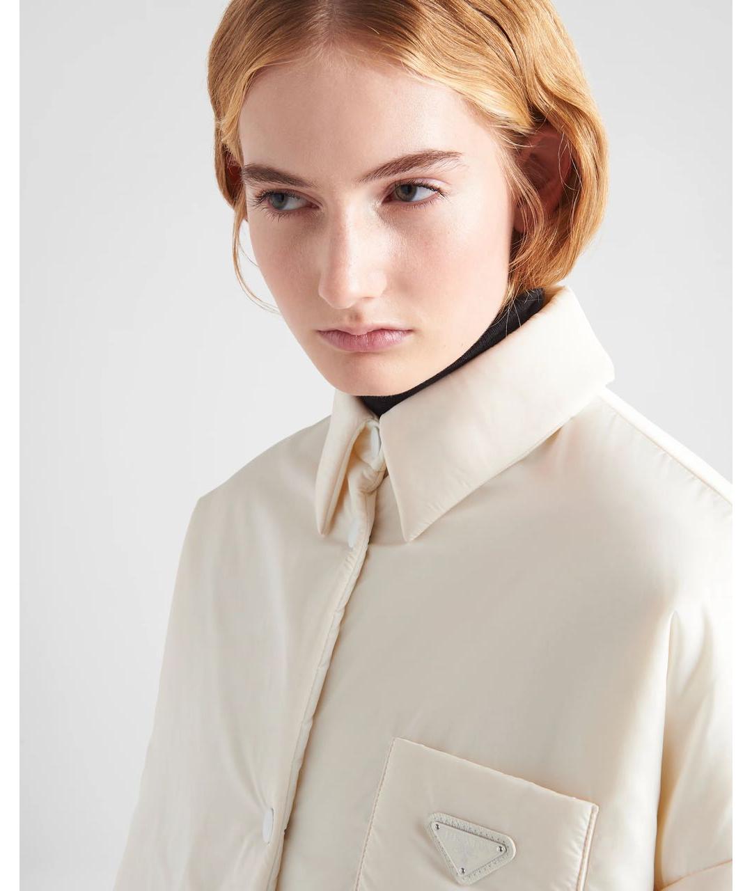 PRADA Белая куртка, фото 4